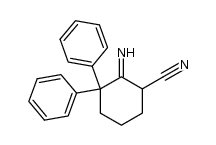 2,2-Diphenyl-1-cyan-2-imino-cyclohexan结构式