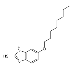 5-octoxy-1,3-dihydrobenzimidazole-2-thione结构式