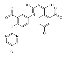 4-chloro-N-[[4-(5-chloropyrimidin-2-yl)oxy-3-nitro-phenyl]carbamoyl]-2-nitro-benzamide picture