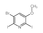 3-Bromo-2,6-diiodo-5-methoxypyridine picture