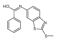 N-(2-methylsulfanyl-1,3-benzothiazol-6-yl)benzamide Structure