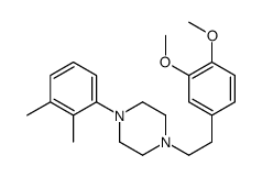 1-[2-(3,4-dimethoxyphenyl)ethyl]-4-(2,3-dimethylphenyl)piperazine Structure