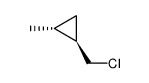 (1R,2R)-cis-1-(Chloromethyl)-2-Methylcyclopropane结构式