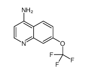 4-Amino-7-trifluoromethoxyquinoline结构式