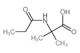 Alanine, 2-methyl-N-(1-oxopropyl)- (9CI) Structure