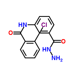 2-Chloro-N-[3-(hydrazinocarbonyl)phenyl]benzamide结构式