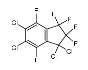 1,1,5,6-tetrachlorohexafluoroindan Structure