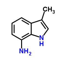 3-甲基-1H-吲哚-7-胺结构式