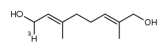 <1-(3)H>-10-hydroxygeraniol结构式