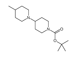 TERT-BUTYL 4-METHYL-[1,4'-BIPIPERIDINE]-1'-CARBOXYLATE结构式
