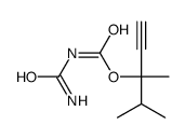 1-Pentyn-3-ol,3,4-dimethyl-,allophanate(6CI)结构式