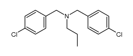 bis-(4-chloro-benzyl)-propyl-amine Structure