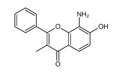 4H-1-Benzopyran-4-one,8-amino-7-hydroxy-3-methyl-2-phenyl-(9CI)结构式