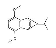 1,4-dihydro-9-isopropylidene-5,8-dimethoxy-1,4-methanonaphthalene结构式