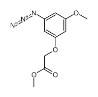 methyl 2-(3-azido-5-methoxyphenoxy)acetate Structure