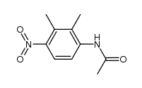 N-(2,3-二甲基-4-硝基苯基)乙酰胺结构式