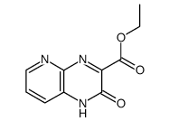 2-oxo-1,2-dihydro-pyrido[2,3-b]pyrazine-3-carboxylic acid ethyl ester结构式