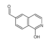 1-oxo-1,2-dihydroisoquinoline-6-carbaldehyde结构式