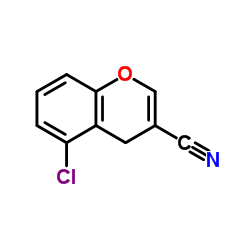 5-Chloro-4H-chromene-3-carbonitrile Structure