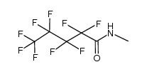 N-methyl-nonafluoropentanamide Structure