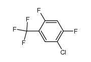 2,4-difluoro-5-chlorobenzotrifluoride Structure