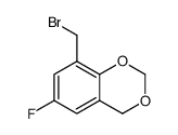 6-fluoro-4H-benzo[d][1,3]dioxin-8-ylmethyl bromide Structure