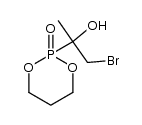 2-(1-bromo-2-hydroxypropan-2-yl)-1,3,2-dioxaphosphinane 2-oxide Structure