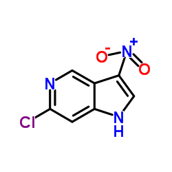 6-Chloro-3-nitro-5-azaindole结构式