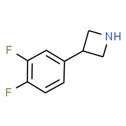 3-(3,4-Difluorophenyl)azetidine结构式