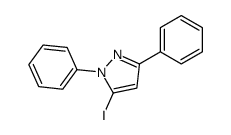 5-iodo-1,3-diphenylpyrazole Structure