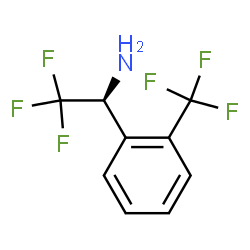 (1S)-2,2,2-TRIFLUORO-1-[2-(TRIFLUOROMETHYL)PHENYL]ETHYLAMINE结构式