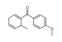 (4-methoxyphenyl)(6-methylcyclohexa-1,4-dien-1-yl)methanone Structure