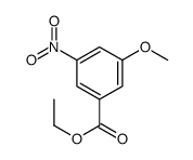 Ethyl 3-methoxy-5-nitrobenzoate结构式