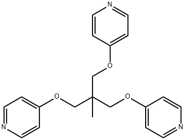 4,4'-((2-甲基-2-((吡啶-4-基氧基)甲基)丙烷-1,3-二基)双(氧基))二吡啶图片