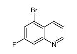 5-溴-7-氟喹啉结构式