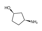 Cis-3-氨基环戊醇结构式