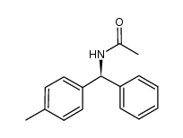 (S)-(-)-N-[(4-methylphenyl)(phenyl)methyl]acetamide结构式