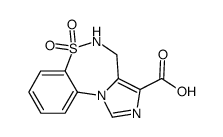 6,6-Dioxo-5,6-Dihydro-4H-6L6-Thia-2,5,10B-Triaza-Benzo[E]Azulene-3-Carboxylic Acid structure