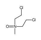 2-chloro-N-(2-chloroethyl)-N-methylethanamine oxide Structure