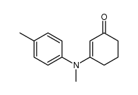 3-[(methyl)(p-tolyl)amino]cyclohex-2-enone结构式