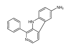 1-phenyl-9H-pyrido[3,4-b]indol-6-amine Structure