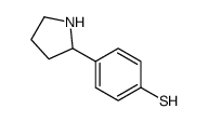 4-(2-Pyrrolidinyl)benzenethiol结构式