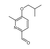 6-methyl-5-(2-methylpropoxy)pyridine-2-carbaldehyde Structure