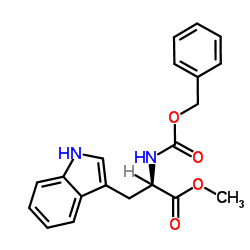 Cbz-D-Tryptophan methyl ester structure