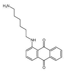 1-(6-aminohexylamino)anthracene-9,10-dione结构式