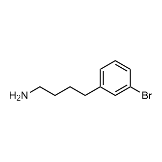 4-(3-溴苯基)丁烷-1-胺结构式