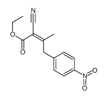 2-Cyano-3-Methyl-4-(4-nitro-phenyl)-but-2-enoic acid ethyl ester Structure