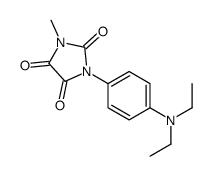 1-[4-(diethylamino)phenyl]-3-methylimidazolidine-2,4,5-trione Structure