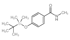 4-((TERT-BUTYLDIMETHYLSILYL)OXY)-N-METHYLBENZAMIDE结构式