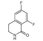 6,8-difluoro-3,4-dihydroisoquinolin-1(2H)-one结构式